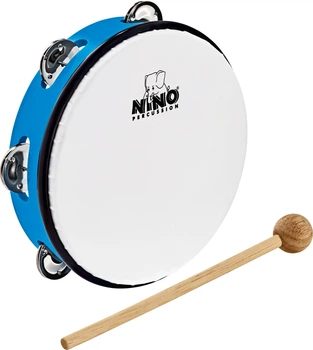 Тамбурін Nino Percussion ABS Tambourine Sky-Blue 8" NINO51SB