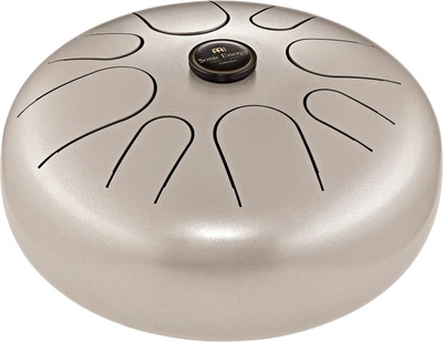 Глюкофон 12" хеппі драм MEINL Sonic Energy Steel Tongue Drum Pearl Grey G Minor STD4PG