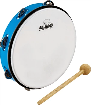 Тамбурін Nino Percussion ABS Tambourine Sky-Blue 10" NINO24SB