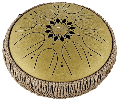 Глюкофон 10" хеппі драм MEINL Sonic Energy Medium Octave Steel Tongue Drum Gold C Major MOSTD3G