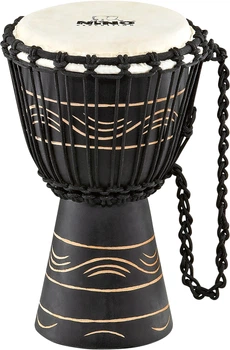 Джембе Nino Percussion Original African Style Wood Djembe Water Moon Series Black 7" NINO-ADJ4-XS