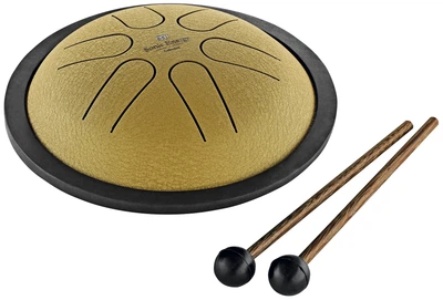 6" Глюкофон хеппі драм MEINL Sonic Energy Mini Steel Tongue Drum Gold B Major MSTD3G