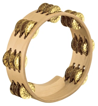 Тамбурін MEINL Artisan Edition Compact Tambourine Hammered Brass Jingles AE-CMTA3B