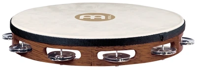 Тамбурін MEINL Traditional Goat-Skin Wood Tambourine Steel Jingles African Brown TAH1AB