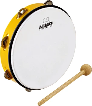 Тамбурін Nino Percussion ABS Tambourine Yellow 10" NINO24Y