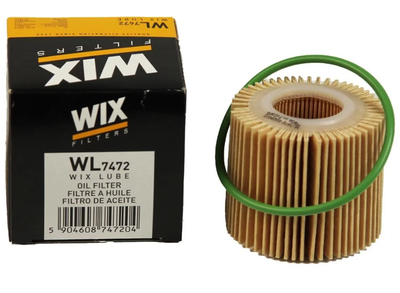 Фильтр масла WIX WL7472 (L419) (Toyota Avensis-III 1,6-1,8i16V>09г)