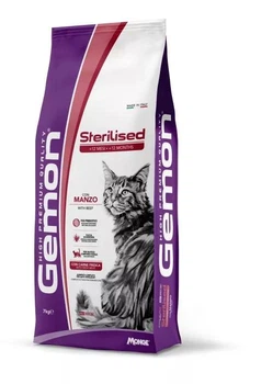Сухой корм GEMON CAT Sterilized с говядиной - 7 кг