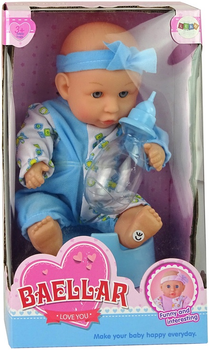 Пупс Lean Toys з функцією пісяння Blue 24 см (5904204759267)
