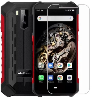 Закаленное защитное стекло на Ulefone Armor X3