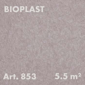 Жидкие обои Bioplast Арт. 853, 1кг, 5.5 м², целлюлозное волокно, бежевый (слоновая кость)