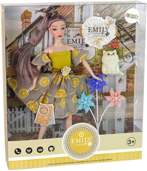 Лялька Lean Toys Емілі з аксесуарами 30 см (5905679070017)