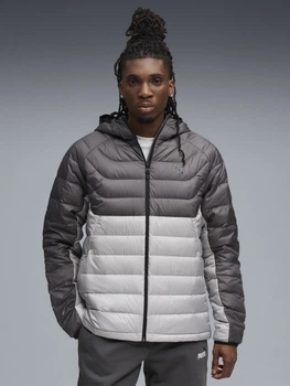 Куртка демісезонна з капюшоном чоловіча Puma Outerwear Progress 68522163 XL Gray Echo (4069157598026)