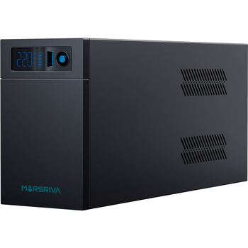 Источник бесперебойного питания ИБП Marsriva MR-UF1200L 1200ВА/950W Line-Interactive LED version с литиевой батареей Black (MR-UF1200L)
