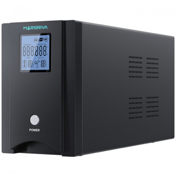 Источник бесперебойного питания ИБП Marsriva MR-UF2000P-H 2000ВА/1450W чистая синусоида переменного тока без АКБ 24B Black (MR-UF2000P-H)