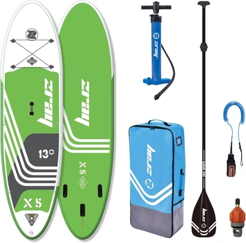 Надувная SUP доска для САП серфинга борд Z-Ray X-Rider XL X5 с веслом, насосом и сумкой для хранения