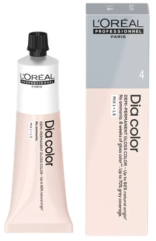 Farba do włosów L’Oreal Professionnel Paris Dia Color 4 bez amoniaku brązowy 60 ml (3474637206994)
