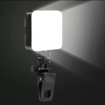 Селфи вспышка аккумуляторная cветодиодная подсветка F 622 для стриминга LED MagSafe Light cветодиодный прожектор с прищепкой