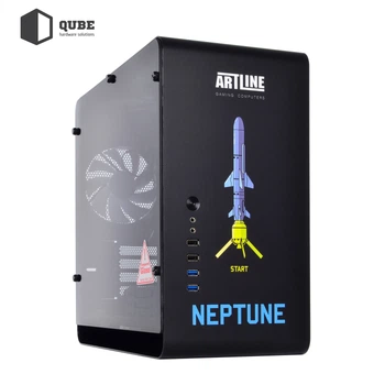 Корпус QUBE EAGLE Aluminum Black NeptuneUA Printed (QBX3M_WBNU3PN)