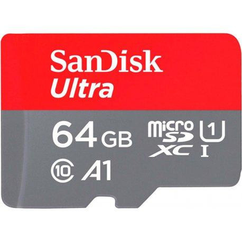 Карта памяти SanDisk 64 GB microSDXC UHS-I A1 Class 10 Ultra (SDSQUAB-064G-GN6MA)