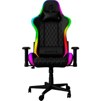 Компьютерное кресло для геймера GamePro Hero RGB black (GC-700)