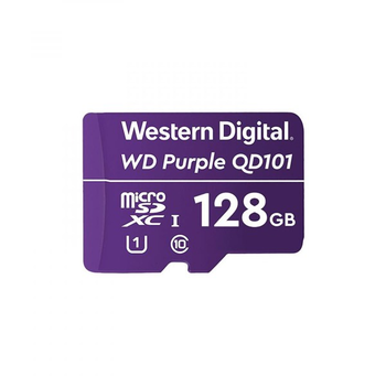 Карта памяти WD 128 GB microSDXC UHS-I Class 10 Purple QD101 WDD128G1P0C