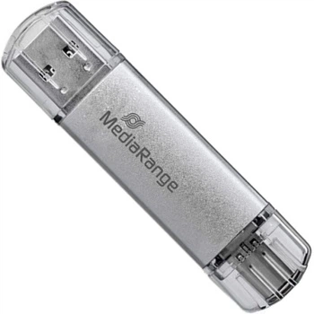 Флешка MediaRange 128 GB USB 3.0 combo flash drive with USB Type-C plug (MR938)