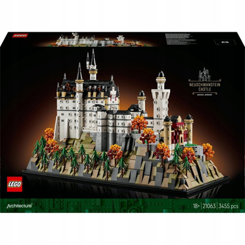 Zestaw klocków LEGO Architecture Zamek Neuschwanstein 3455 elementów (21063)