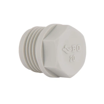 Заглушка PPR Blue Ocean с резьбой 20х1/2" НР