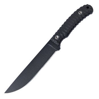 Ніж фіксований Blade Brothers Knives Фенрір (довжина: 264мм, лезо: 156мм, чорне), чорний