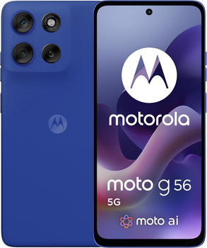 Smartfon Motorola Moto G56 5G 8/256GB Dazzling Blue (PB7Y0029SE)