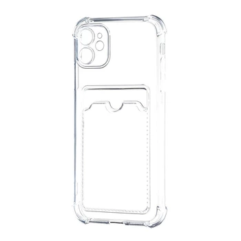 Чехол с отсеком для карт Wave Pocket Case для Apple iPhone 11 Clear