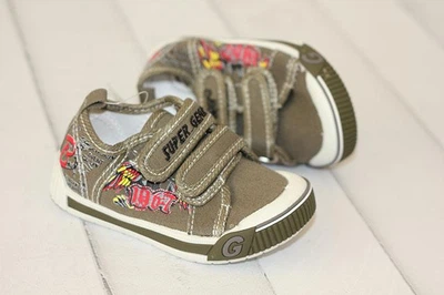 Кеди для хлопчика хакі Super Gear Розмір 20 12.8 см устілка