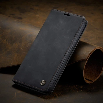 Чохол-книжка CaseMe з нубуку для iPhone 14 Plus Чорний