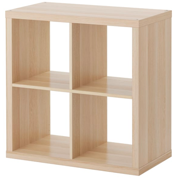 Стелаж IKEA KALLAX 77х77 см Імітація біленого дуба 603.245.20