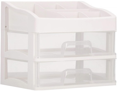 Organizer na kosmetyki Springos HA1090 mleczny 34 x 30 x 25 cm (5907719433905)