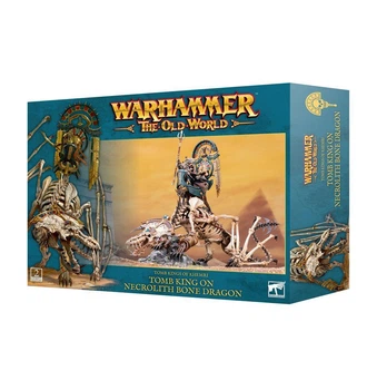 Ігровий набір Warhammer THE OLD WORLD - TOMB KINGS OF KHEMRI: TOMB KING ON NECROLITH BONE DRAGON