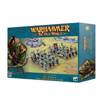 Ігровий набір Warhammer THE OLD WORLD - ORK AND GOBLIN TRIBES: ORC BOYZ & ORC ARRER BOYZ MOB