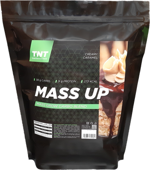 Гейнер TNT Mass Up Карамель 2,5 кг