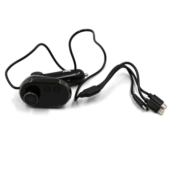 Передатчик FM МОД. CAR HM 108 BT + кабель TYPE-C/V8/IP