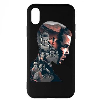Чохол для iPhone X/Xs Stranger things art Чорний