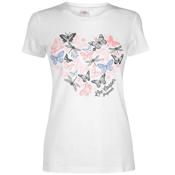 Футболка Lee Cooper Classic T Shirt Ladies White XS