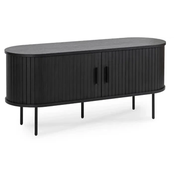 Тумба под телевизор MEBEL ELITE TRISH 120 см Черный ME.TRISH/CZ/RTV120