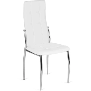 Стул кухонный MEBEL ELITE MOLLY, белый / экокожа ME.MOLLY/B/CH/E/K