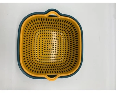 Пластиковий друшляк Sets of basket, No3 (18 см) Кошик із подвійним зливом