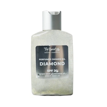 Сухое парфюмированное масло для загара и сияния кожи Top Beauty SPF 20 Diamond