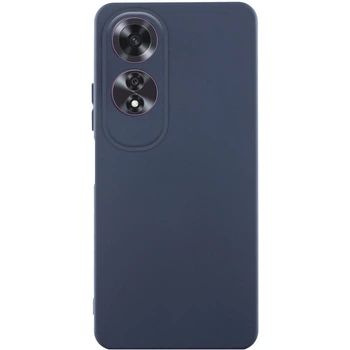 Чохол для Oppo A60 4G / на оппо А60 силікон Синій / Midnight Blue