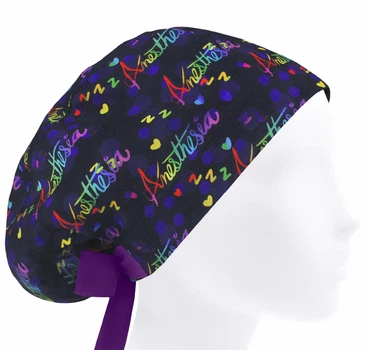 Медицинская шапочка женская HeadwearUniverse универсальная принт Анестезия