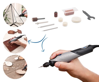 Многофункциональный инструмент DREMEL Stylo+(2050-15)+15 насадок Dremel (F0132050JM)