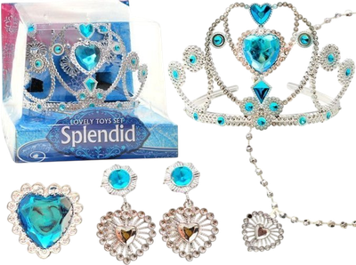 Zestaw biżuterii dla księzniczki Jokomisiada Elsa Frozen (8698111103424)