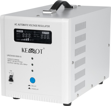Стабілізатор напруги Kemot SER-5000-S 5000VA 8% (5901890115889)